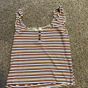 Striped tank top